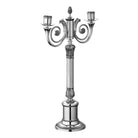 Christofle Malmaison Silver-Plated Candelabra for Two Candles — additional view