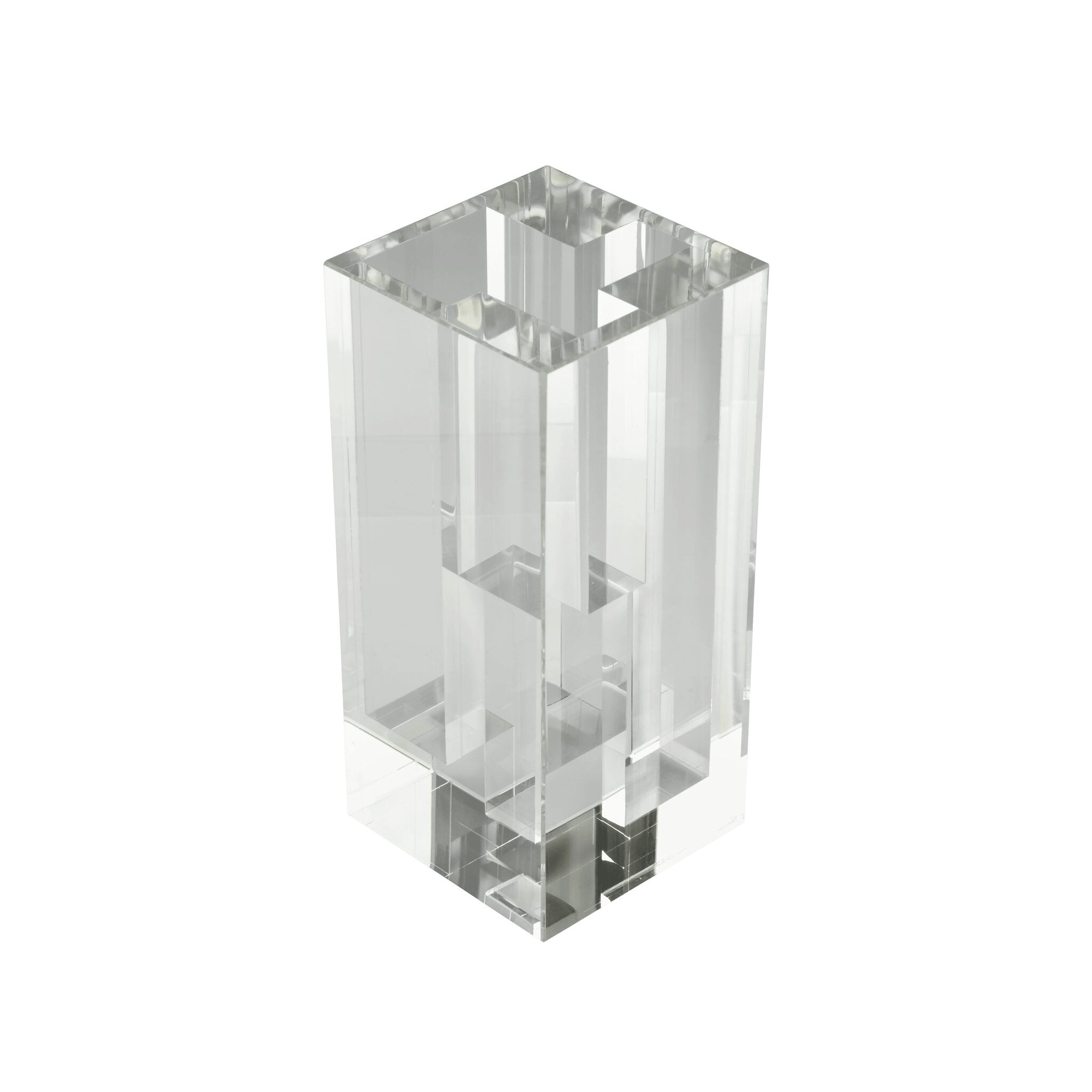 Christofle Perspectives Glass & Chrome Aluminium Vase — additional view