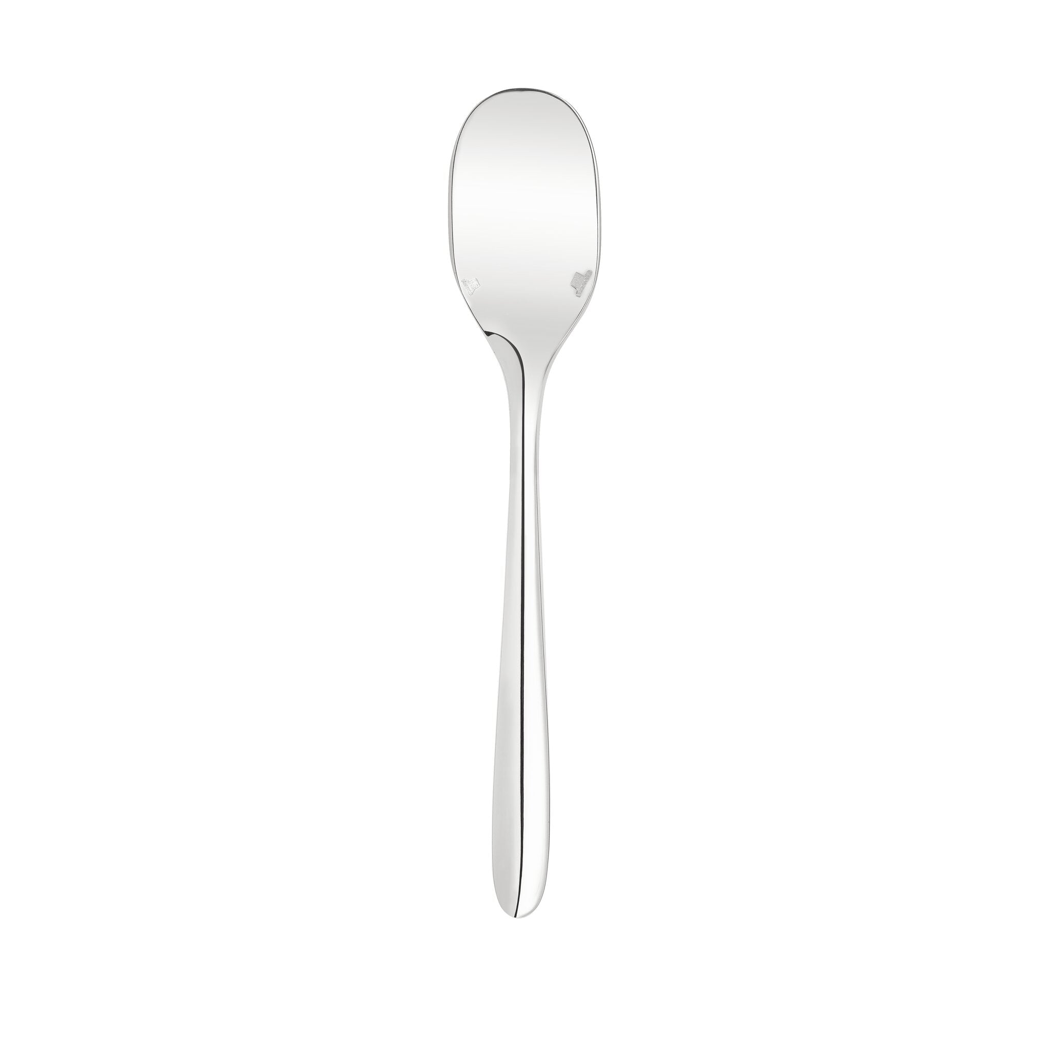 Christofle Silver-Plated Verrine Spoon in silver-plate on a white background