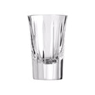 Christofle Crystal Vodka Glasses - Set of 4 in crystal on a white background
