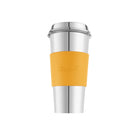 Christofle Yellow Leather Cuff for Stainless Steel Coffee Cup — additional view