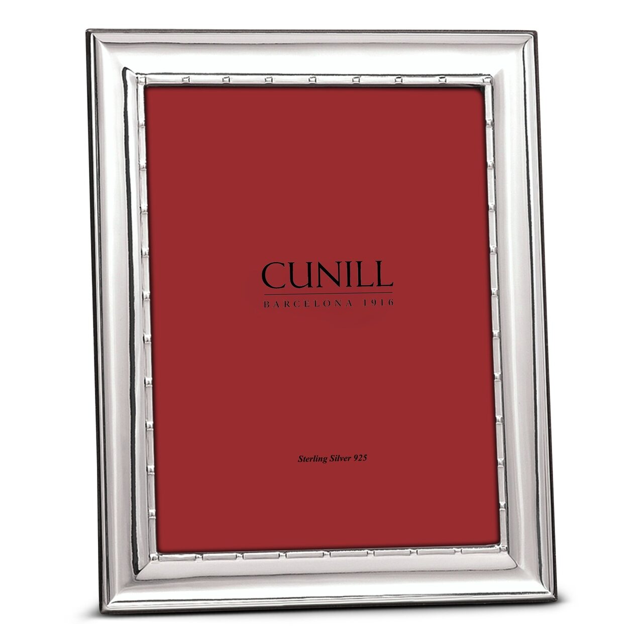 Cunill 5000 Sterling Silver 5x7 Picture Frame, sterling silver picture frame, on a white background