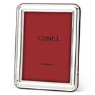 Cunill 'Addison Plain' 5x7 Non-Tarnish Sterling Silver Picture Frame, sterling silver picture frame, on a white background