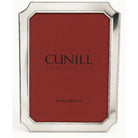 Cunill Amira Non-Tarnish Sterling Silver 4x6 Picture Frame, sterling silver picture frame, on a white background