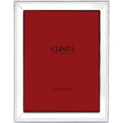 Cunill Bead Bevel Sterling Silver Overlay 4x6 Frame, sterling silver picture frame, on a white background