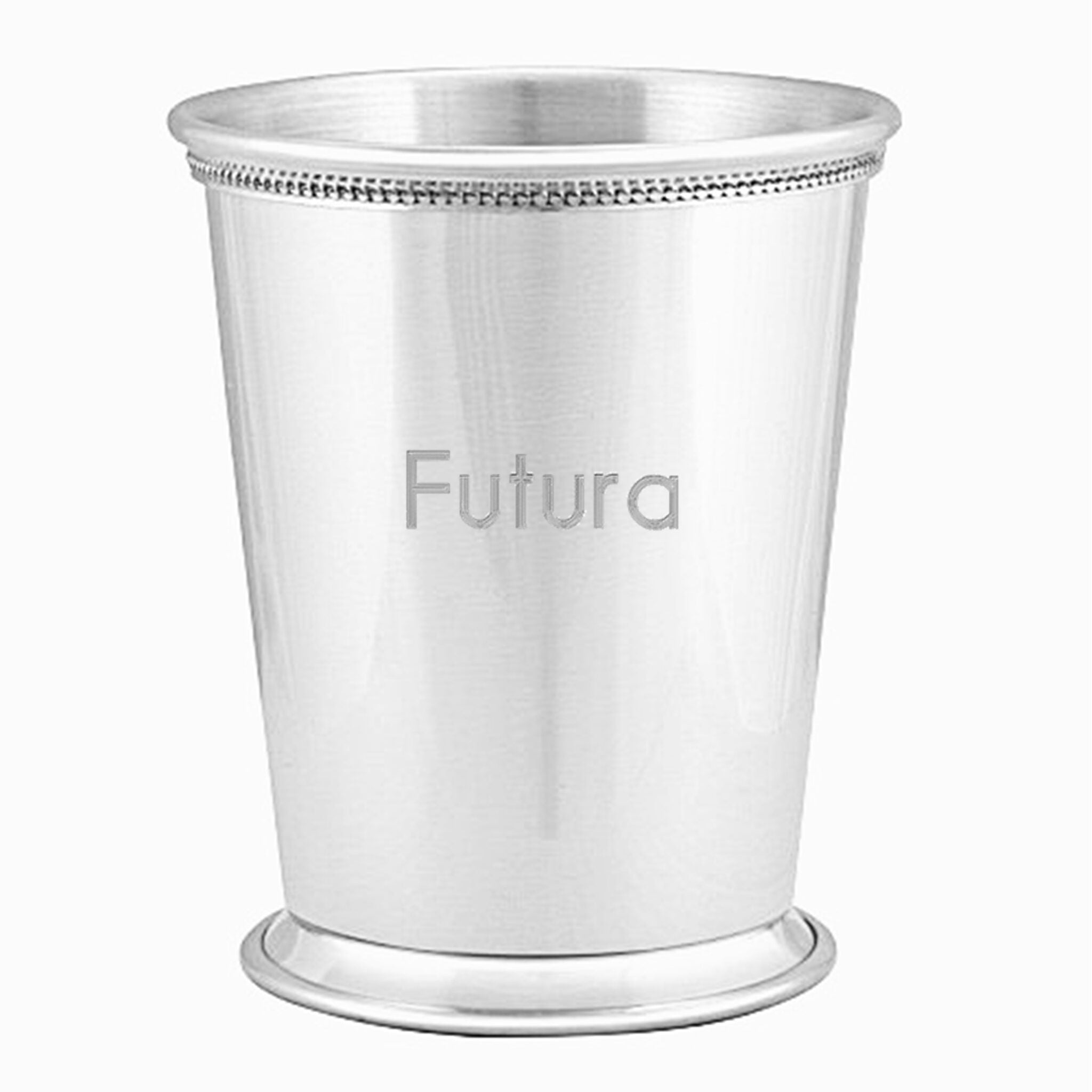 Cunill Beaded Polished Pewter 12 oz Mint Julep Cup-Handmade in the USA — additional view