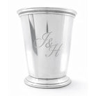 Cunill Beaded Polished Pewter 12 oz Mint Julep Cup-Handmade in the USA — additional view