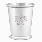 Cunill Beaded Polished Pewter 12 oz Mint Julep Cup-Handmade in the USA — additional view