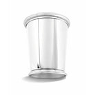 Cunill Beaded Polished Pewter 12 oz Mint Julep Cup-Handmade in the USA, pewter mint julep cup, on a white background