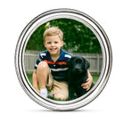 Cunill Beaded Round Non-Tarnish 5" Sterling Silver Picture Frame — additional view