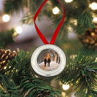 Cunill Beaded Sterling Silver 2.5" Round Photo Ornament Frame — additional view