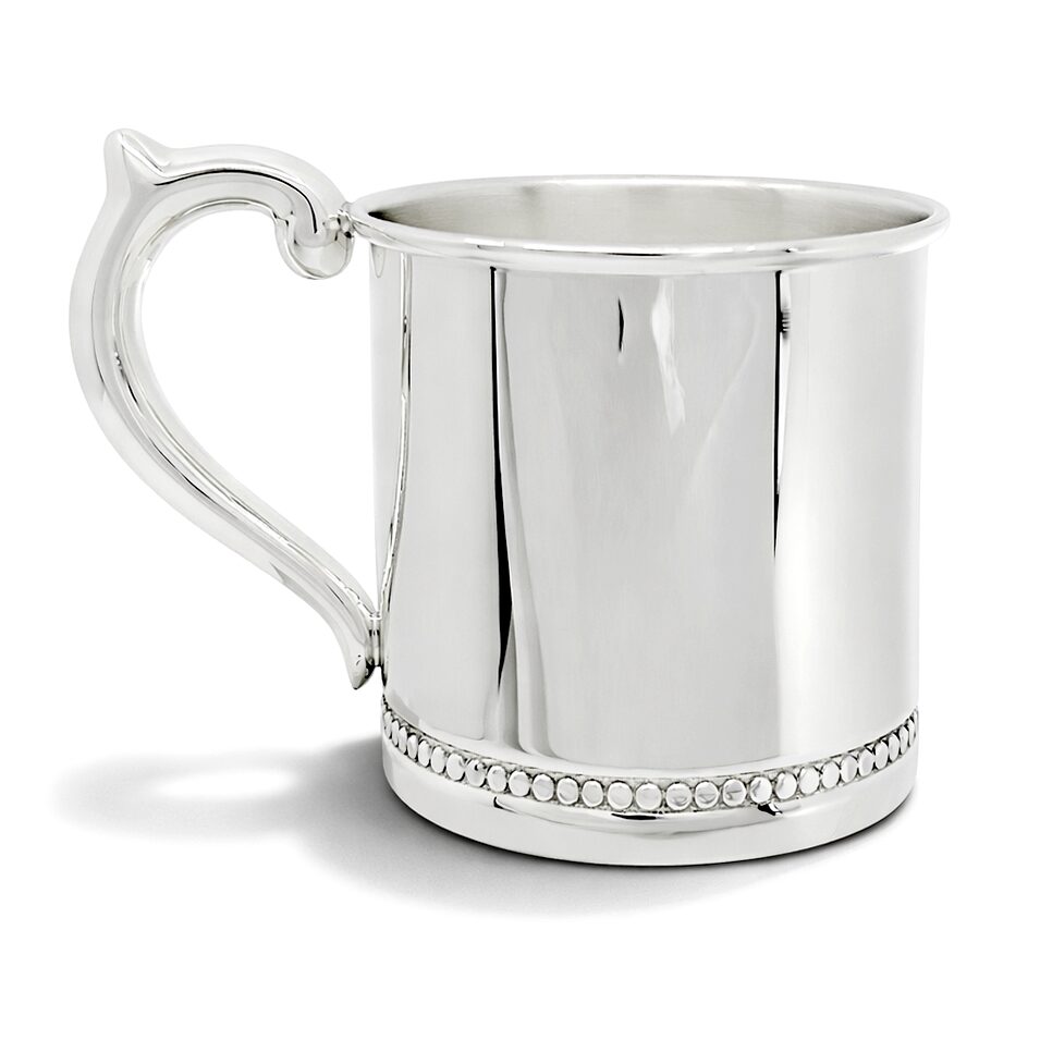 Cunill Beaded Sterling Silver Baby Cup — additional view