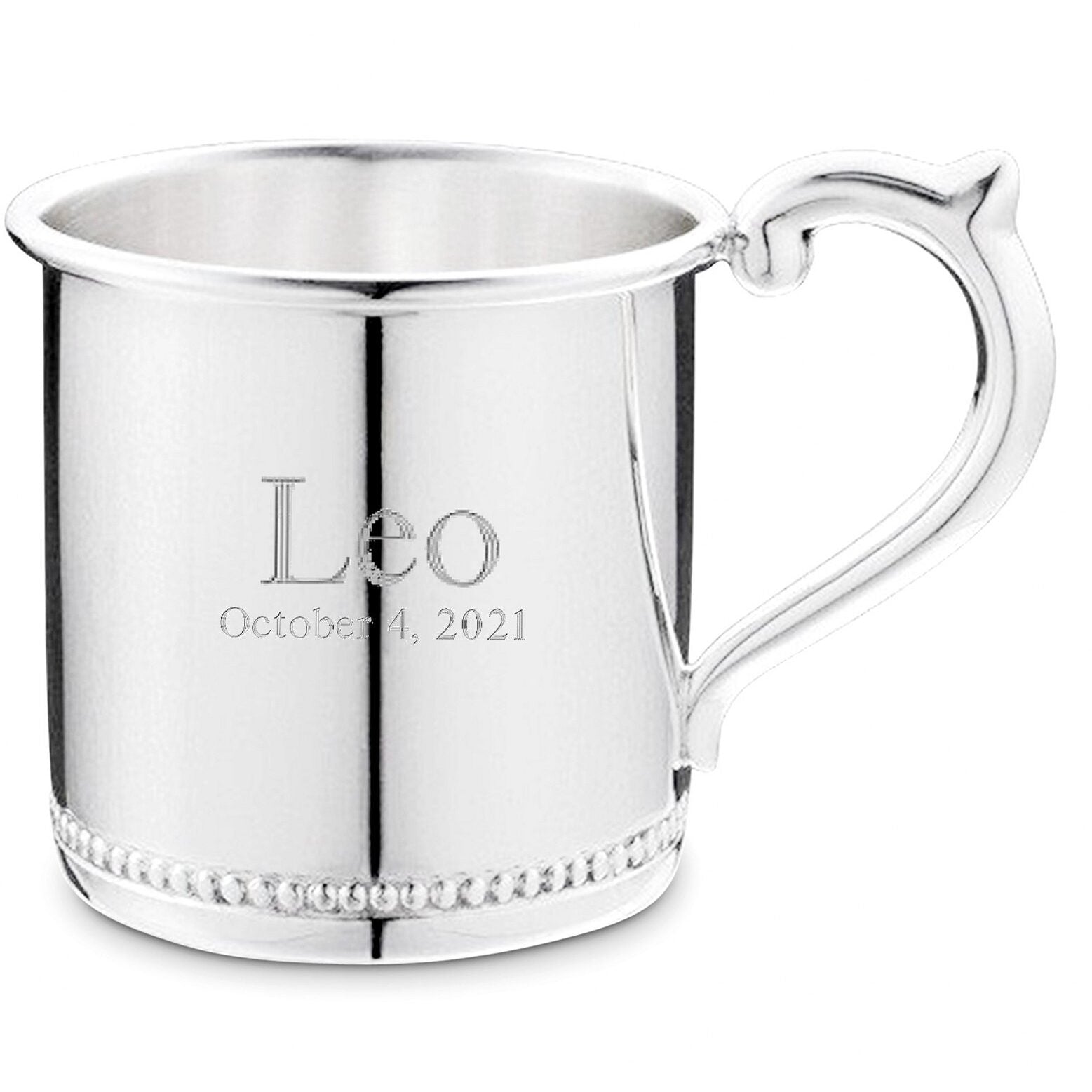 Cunill Beaded Sterling Silver Baby Cup — additional view