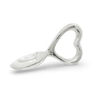 Cunill Bee Wings Silver Plated Baby Feeding Spoon, silver plated baby spoon, on a white background