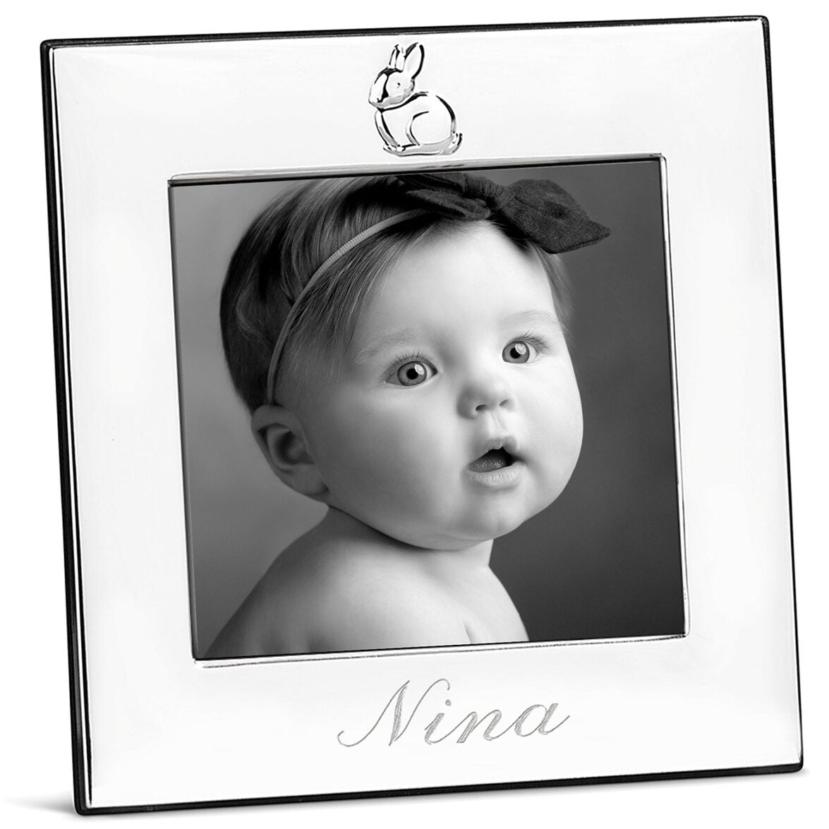 Cunill Bunny Sterling Silver 4x4 Picture Frame — additional view