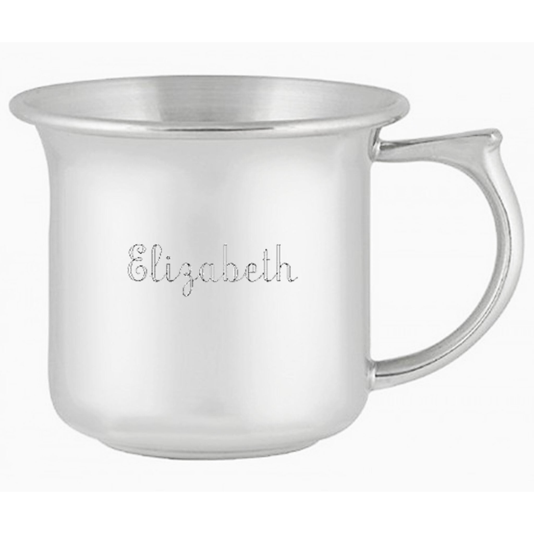 Cunill Cape Cod Polished Pure Pewter Baby Cup - Handmade in the USA — additional view