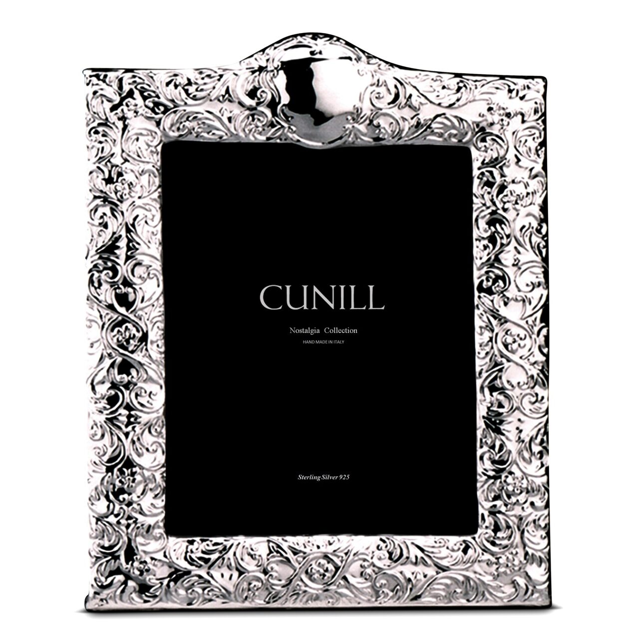 Cunill 'Caroline' 4x6 Non-Tarnish Sterling Silver Picture Frame, sterling silver picture frame, on a white background