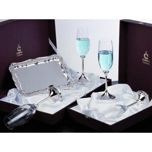 Cunill Caroline Champagne Set #2 - Sterling, sterling silver champagne glass, on a white background