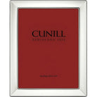 Cunill Castell Non-Tarnish Sterling Silver 5x7 Picture Frame, sterling silver picture frame, on a white background