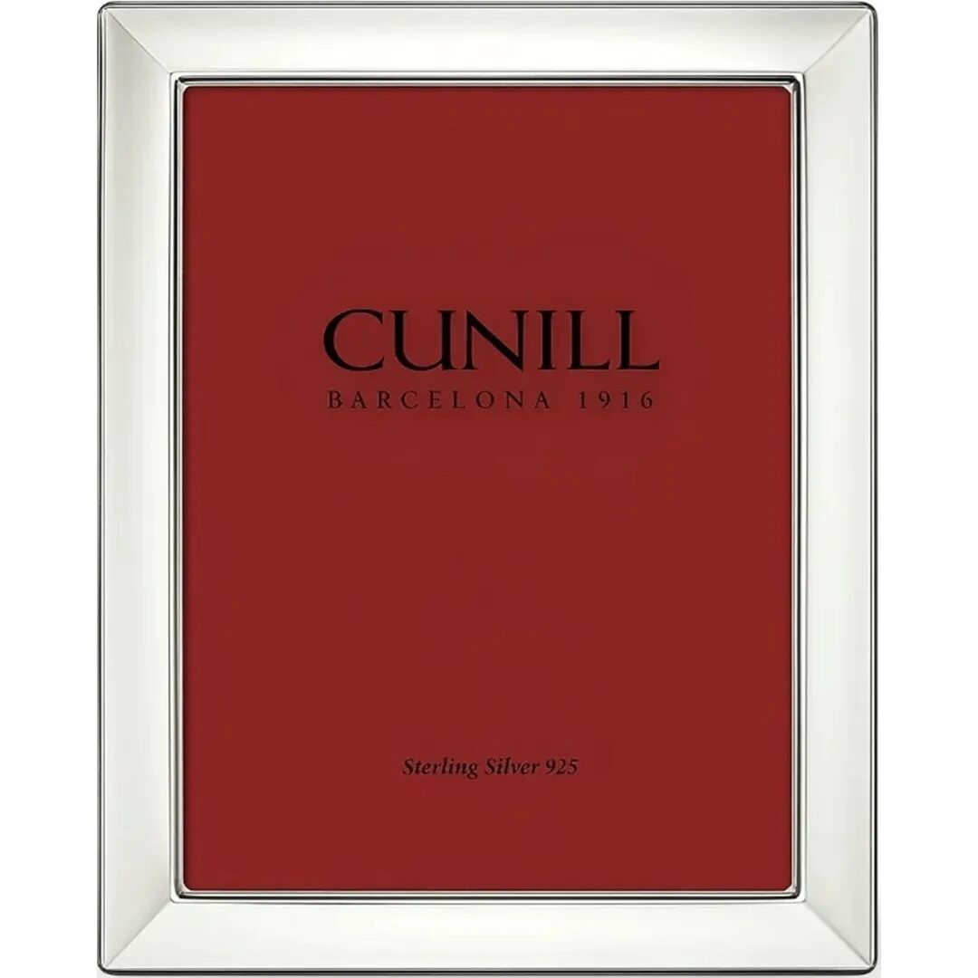 Cunill Castell Non-Tarnish Sterling Silver 8x10 Picture Frame, sterling silver picture frame, on a white background