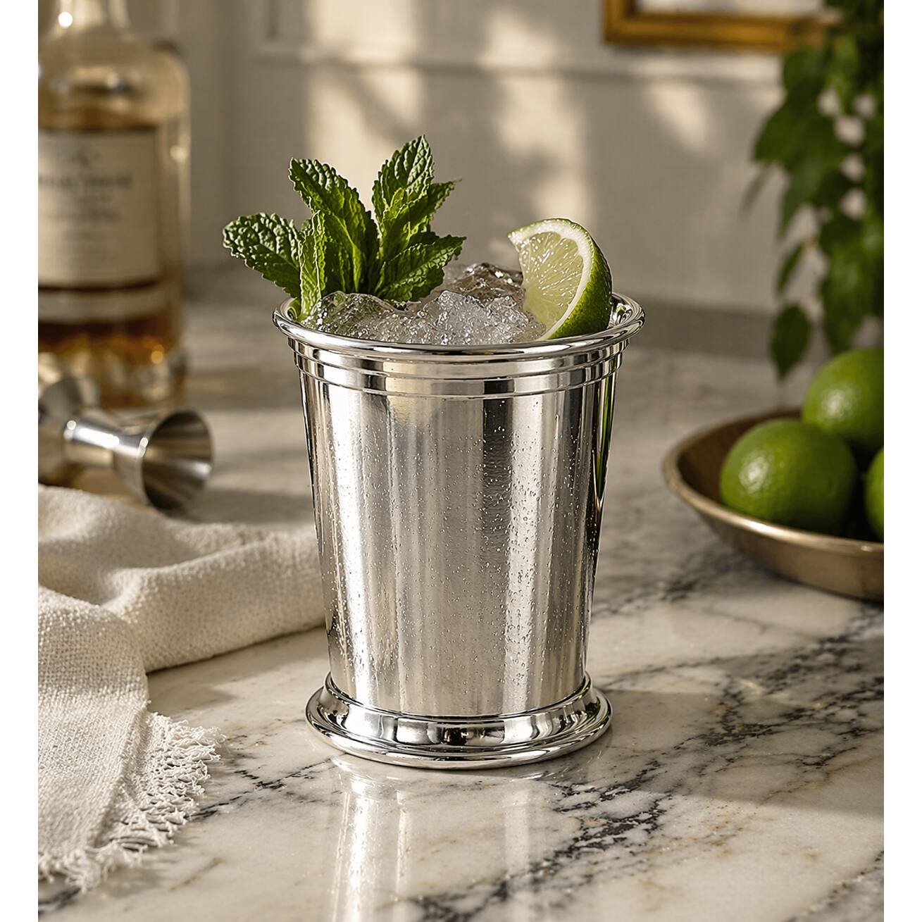 Cunill Classic Pewter Mirror Finish 10 oz Mint Julep Cup — additional view