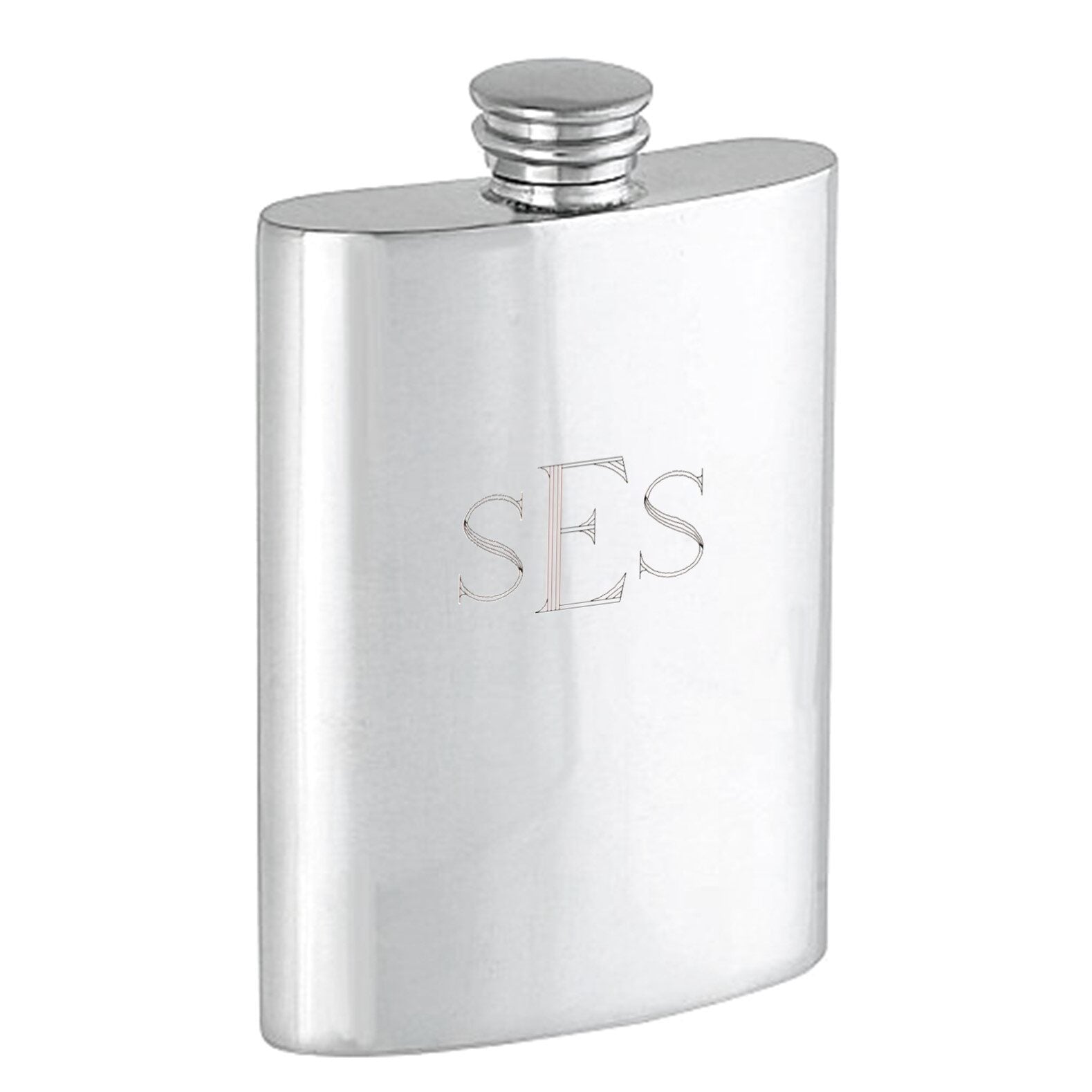 Cunill Classic polished 4oz Flask w-funnel-Handmade in the USA — additional view