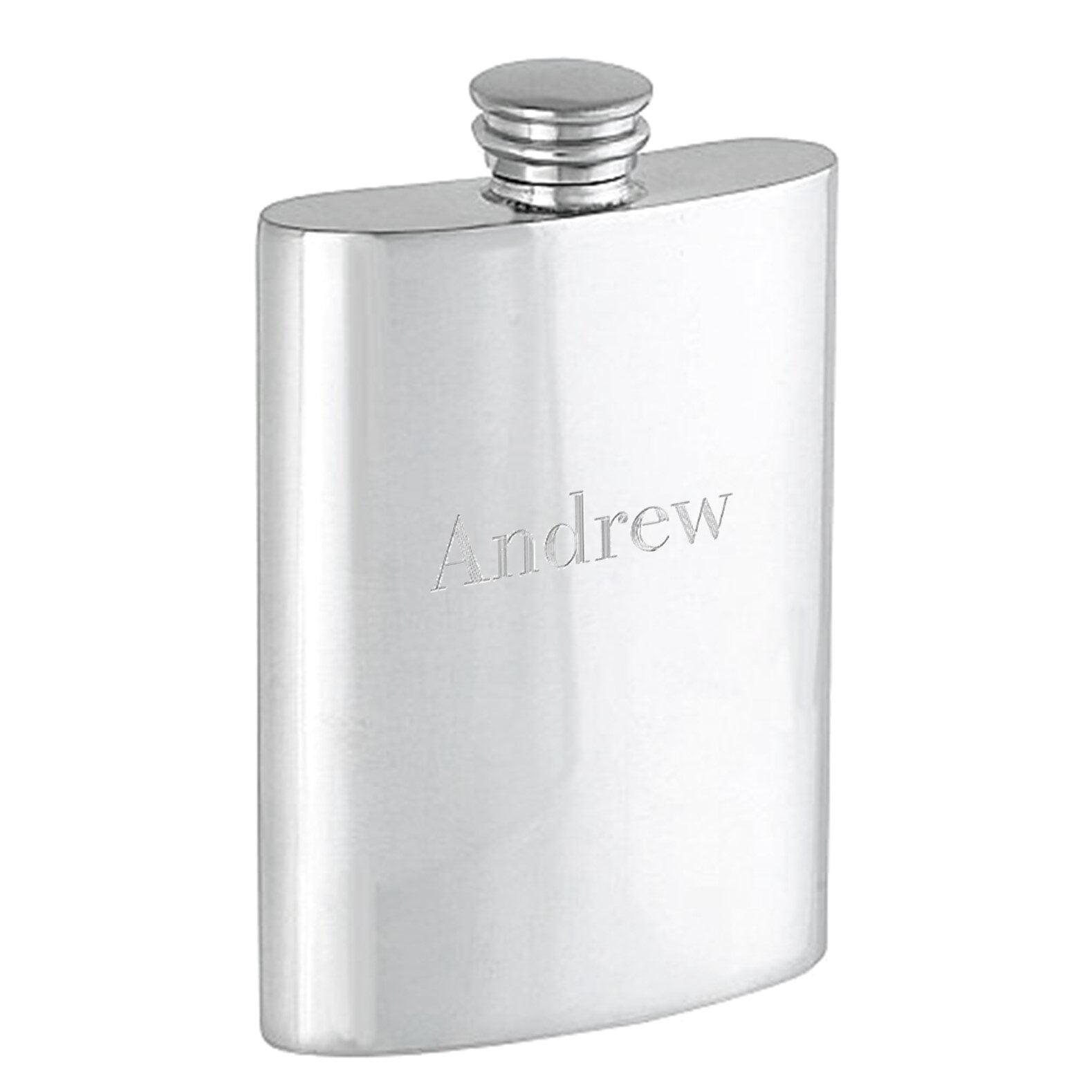 Cunill Classic polished 4oz Flask w-funnel-Handmade in the USA — additional view