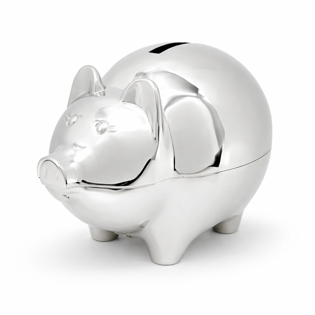 Cunill Classic Silverplated Piggy Bank - Non Tarnish — additional view