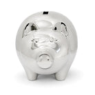 Cunill Classic Silverplated Piggy Bank - Non Tarnish, silver plated piggy bank, on a white background