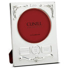Cunill Classic Sterling Silver 3.5'' Round Photo Birth Record Picture Frame — additional view