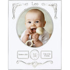 Cunill Classic Sterling Silver 3.5'' Round Photo Birth Record Picture Frame — additional view