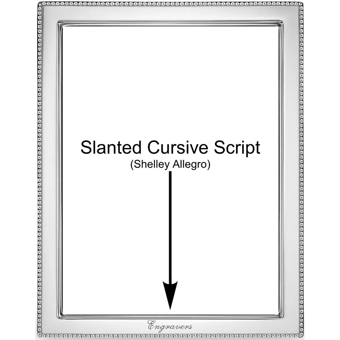 Cunill 'Contemporary Bead' 4x6 Non-Tarnish Sterling Silver Picture Frame — additional view