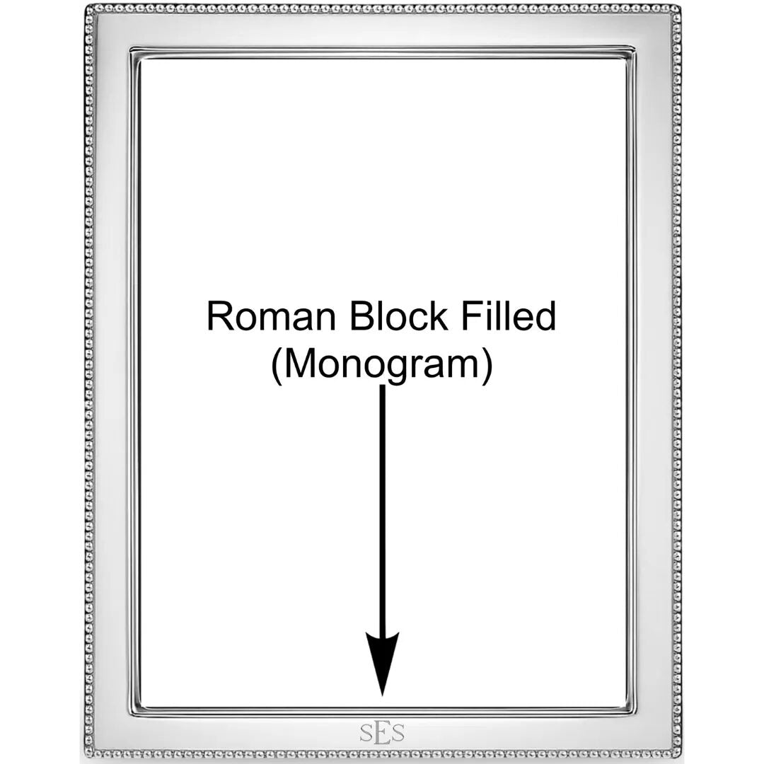 Cunill 'Contemporary Bead' 4x6 Non-Tarnish Sterling Silver Picture Frame — additional view