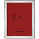 Cunill 'Contemporary Bead' 4x6 Non-Tarnish Sterling Silver Picture Frame, sterling silver picture frame, on a white background