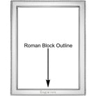 Cunill 'Contemporary Bead' 5x7 Non-Tarnish Sterling Silver Picture Frame — additional view