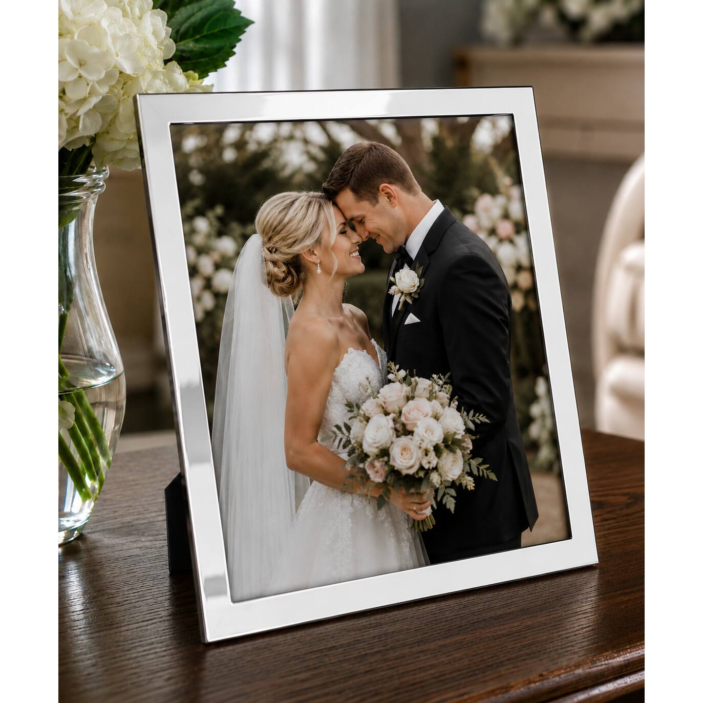 Cunill Contemporary Non-Tarnish Sterling Silver 11x14 Picture Frame — additional view
