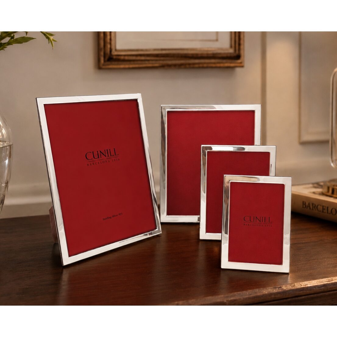 Cunill Contemporary Non-Tarnish Sterling Silver 11x14 Picture Frame — additional view