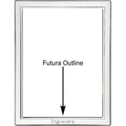 Cunill 'Contemporary Plain' 8x10 Non-Tarnish Sterling Silver Picture Frame — additional view