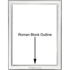 Cunill 'Contemporary Plain' 8x10 Non-Tarnish Sterling Silver Picture Frame — additional view