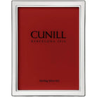 Cunill 'Contemporary Plain' 8x10 Non-Tarnish Sterling Silver Picture Frame, sterling silver picture frame, on a white background