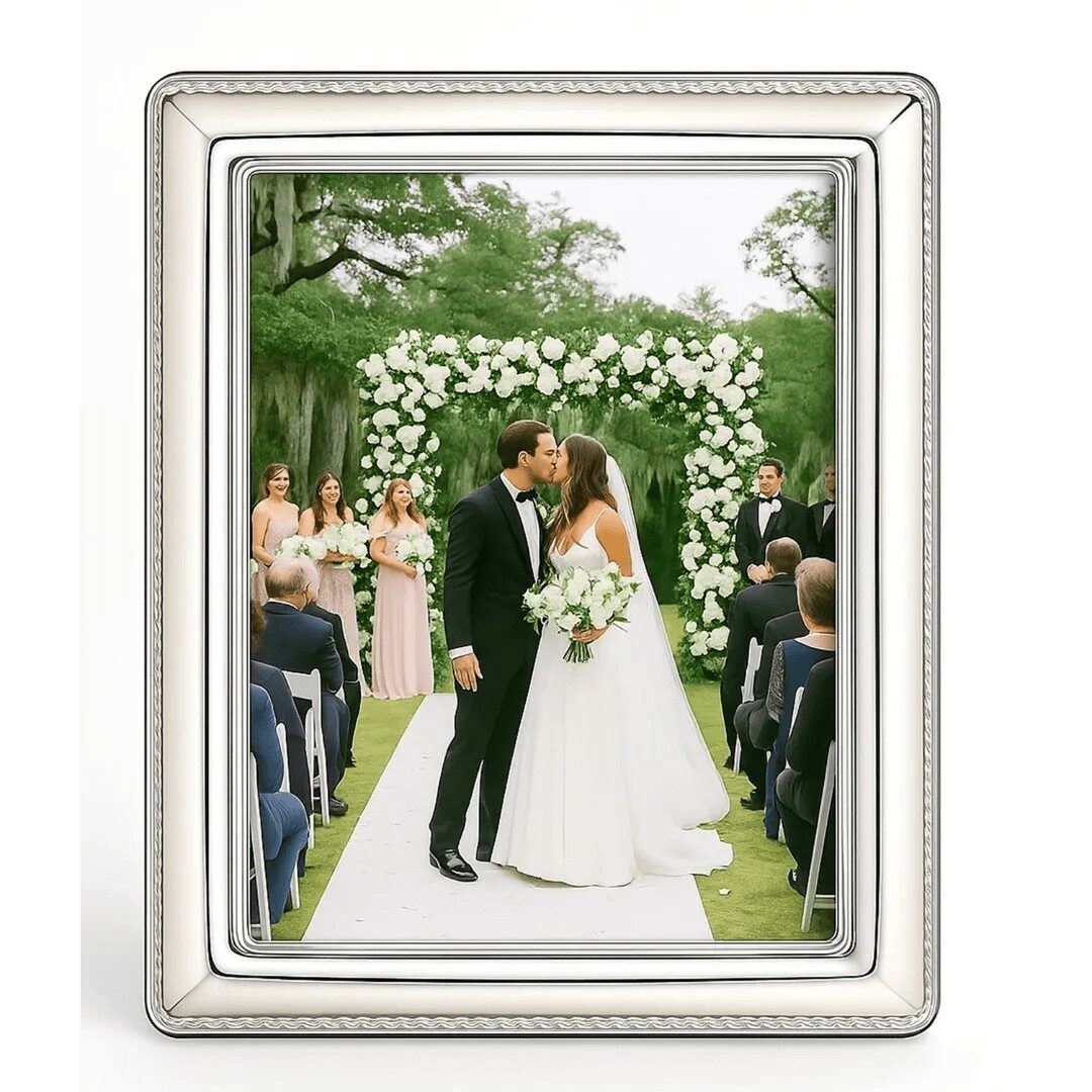 Cunill 'Cord' 4x6 Non-Tarnish Sterling Silver Picture Frame — additional view