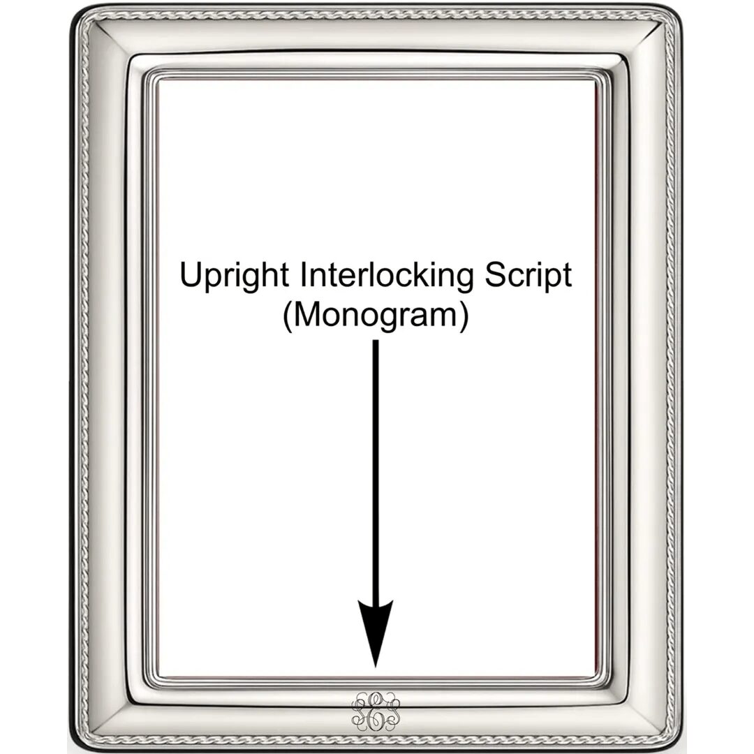 Cunill 'Cord' 8x10 Non-Tarnish Sterling Silver Picture Frame — additional view