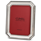 Cunill Sterling Silver Octenniel Plain 5x7 Picture Frame, sterling silver picture frame, on a white background