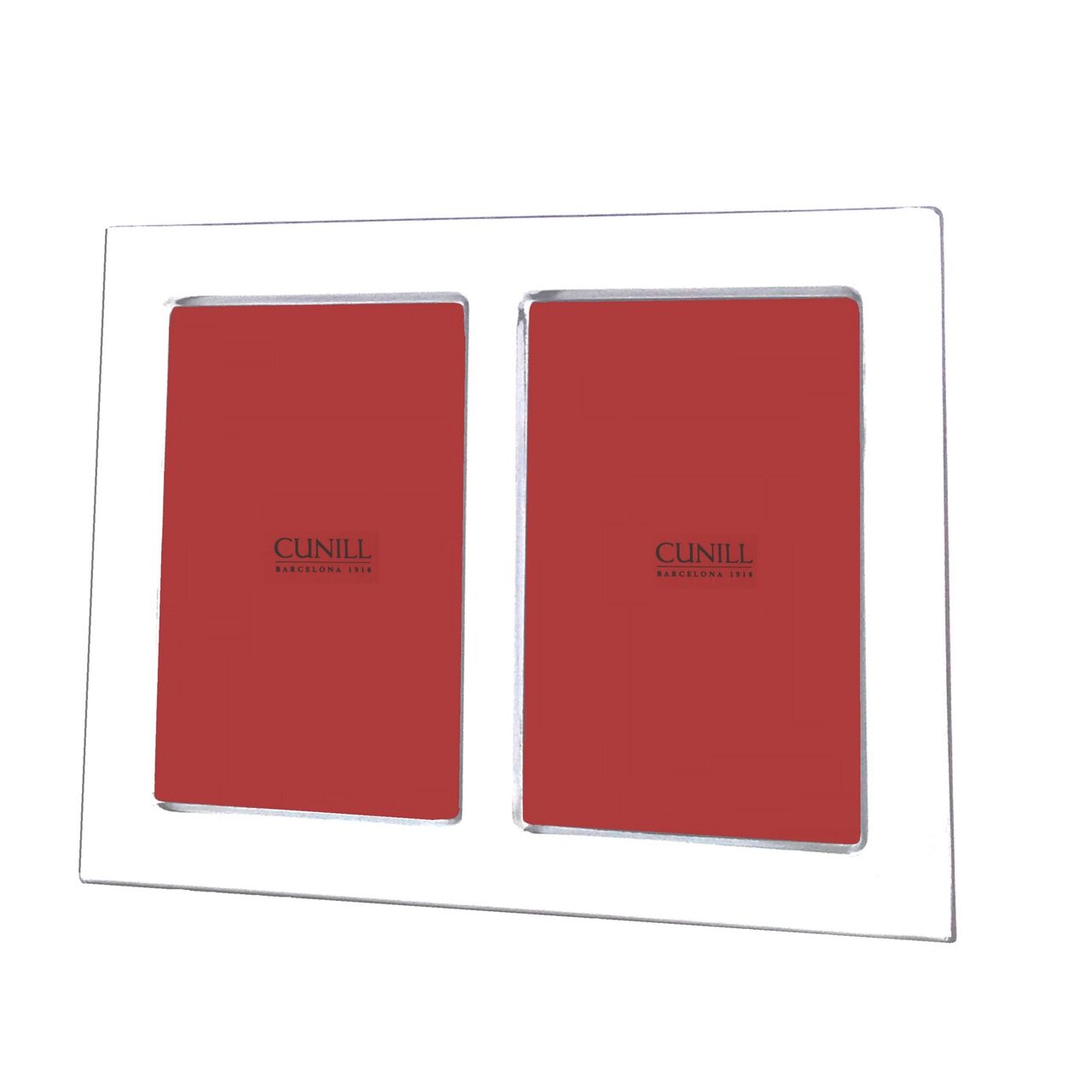 Cunill Sterling Silver Plain Double 2x3 Picture Frame — additional view