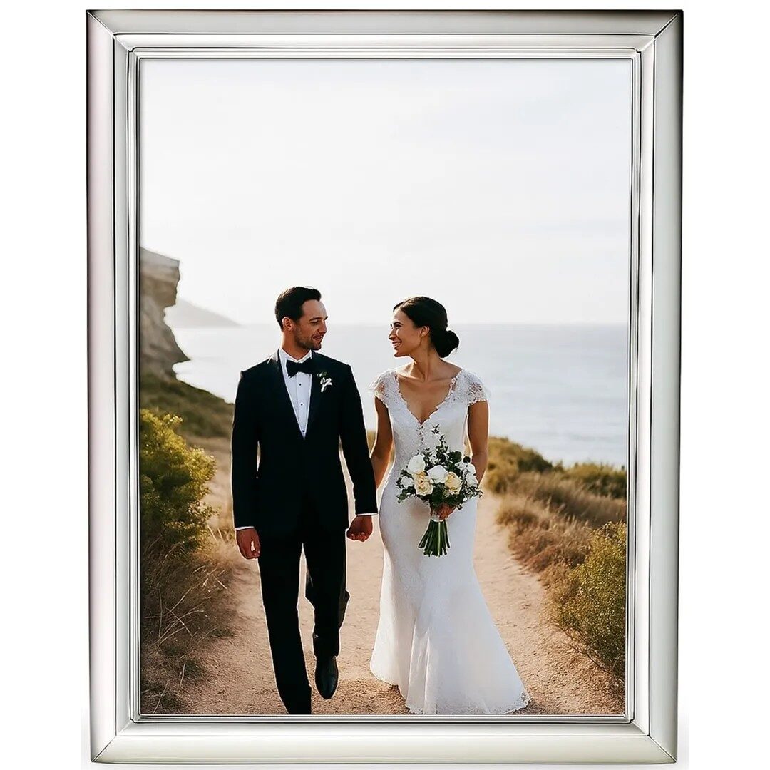Cunill 'Danube' 5x7 Non-Tarnish Sterling Silver Picture Frame — additional view