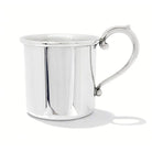 Cunill Fairfield Polished Pure Pewter Baby Cup - Handmade in the USA, pewter baby cup, on a white background