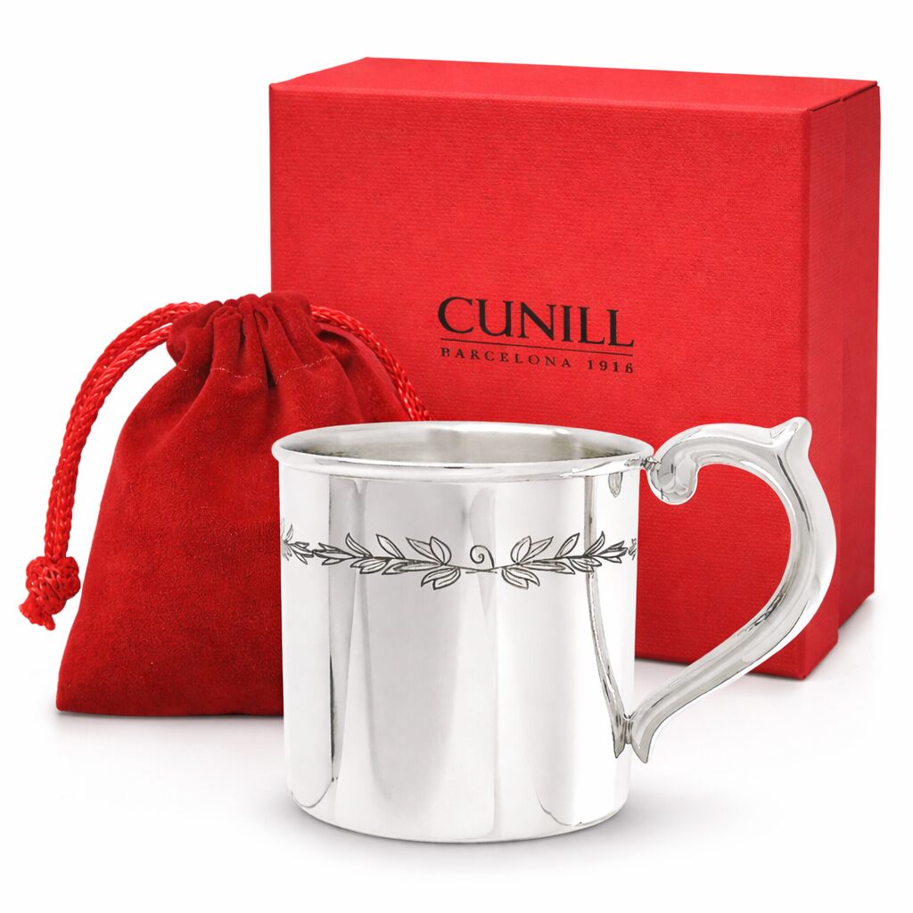 Cunill Floral Sterling Silver Baby Cup — additional view