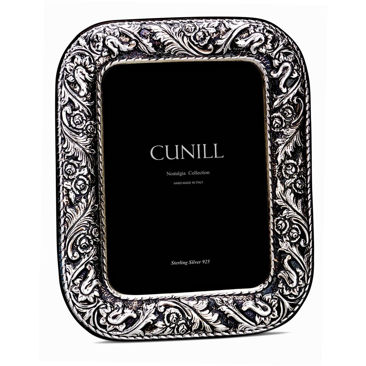 Cunill 'Gardenia' 8x10 Non-Tarnish Sterling Silver Picture Frame, sterling silver picture frame, on a white background