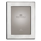 Cunill 'Gessato' 5x7 Sterling Silver Picture Frame, sterling silver picture frame, on a white background