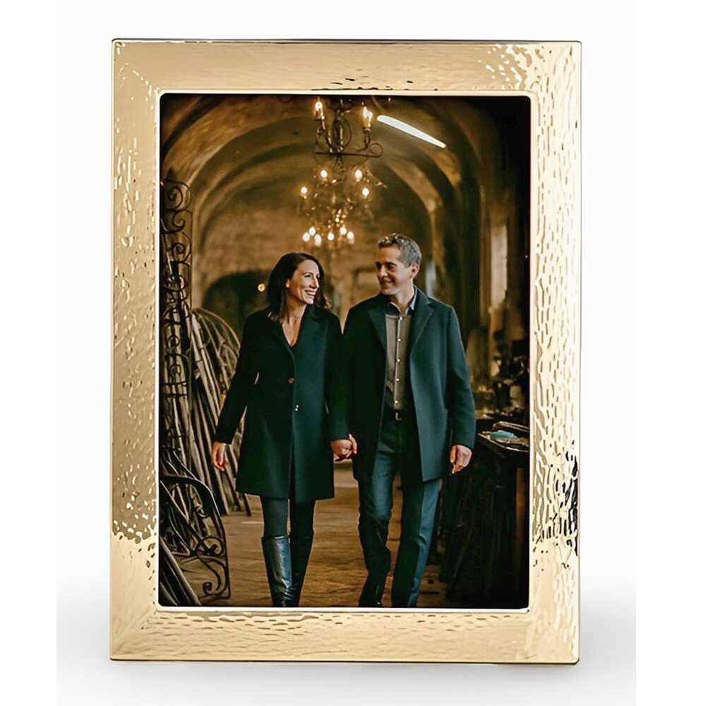 Cunill Hammered 24k Gold Plated 4x6 Picture Frame — additional view